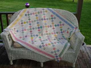 In the pattern you receive instructions for an adorable baby quilt 