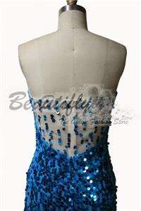 NEW YEAR Elegant Sequins Formal Prom Party Dress  
