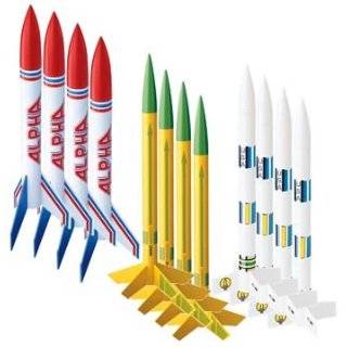 Estes AVG (Alpha Viking & Generic) Model Rocket Kit Bulk Pack (12 ea)