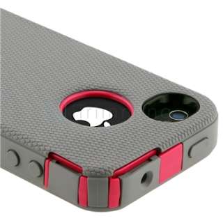 OtterBox Defender Case for iPhone 4/4S Peony Pink / Gunmetal Grey W 