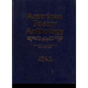  American Poetry Anthology Volume IV, Number 2  Summer 