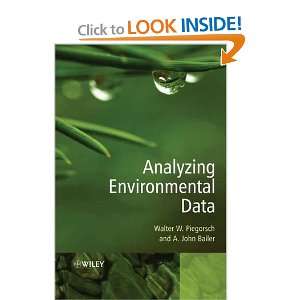  Analyzing Environmental Data (9780470848364) Walter W 