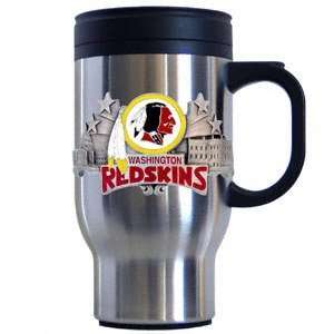   Redskins Stainless Steel & Pewter Travel Mug