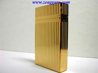 ST Dupont Gold Vertical Lines Line 2 Lighter #16827 New  