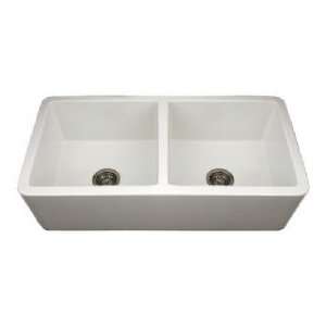   WH3719SB Reversible Undermount Fireclay Double Bowl Kitchen Sink