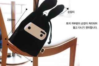 1x New Korea Ninja Rabbit Cosmetic Case Travel Storage Bag Pouch 