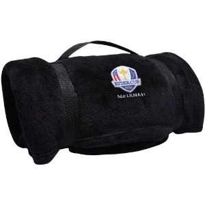  2012 Ryder Cup 64 x 48 Black Embroidered Micro Plush 