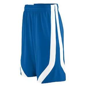  Augusta Adult Triple Double Game Short ROYAL/WHITE AXL 