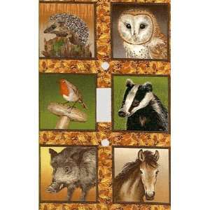  Forest Animal Portraits Decorative Switchplate Cover