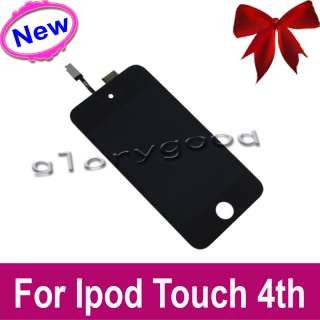 2011 New For iPod 4th Generation Glass Digitizer + LCD Touch Screen X2 