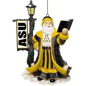   Mountaineers NCAA Fight Song Santa Tree Ornament