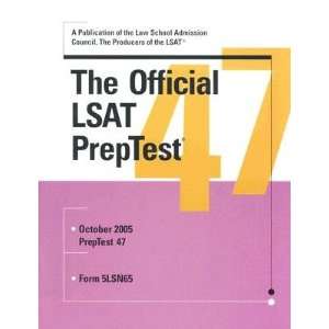  The Official LSAT Preptest 47 [OFF LSAT PREPTEST 47  OS 