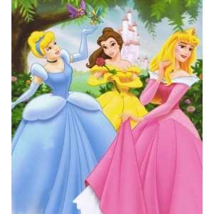  Disney Princess Fleece Throw Blanket