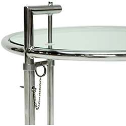 Eileen Gray Stainless Steel Accent Table  