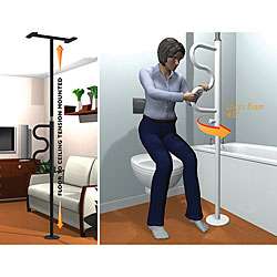 Standers Security Pole and Curve Grab Bar  
