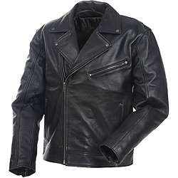 Mossi Mens Police Premium Leather Jacket  