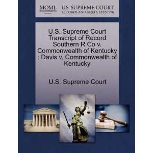   Commonwealth of Kentucky (9781270056751) U.S. Supreme Court Books