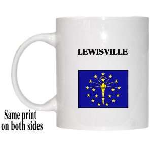  US State Flag   LEWISVILLE, Indiana (IN) Mug Everything 