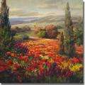 Roberto Lombardi Fields of Bloom Canvas Art
