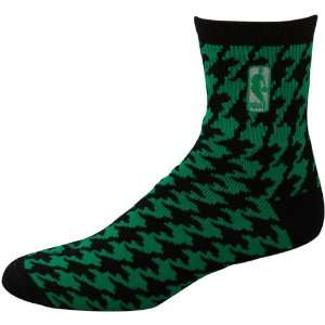  NBA Kelly Green Houndstooth Promo Socks