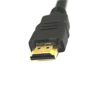 HDMI Male To 2x HDMI Female Y Splitter Adapter Cable  