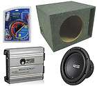 re audio srx10 car stereo package 10 ported sub box