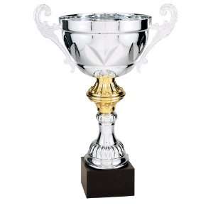 Trophy Paradise Series 250 Metal Cup Trophy   Silver/Gold   8 to 13.5 