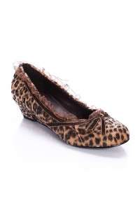 Wild Diva Wedge Women Shoes Leopard Teairra 14 New  