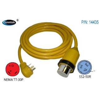  Conntek Marine Shore Pigtail Adapter Cord 50 Amp 125 Volt 