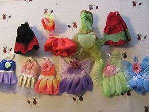 barbie sister Kelly doll clothes 6 dresses NEW A  
