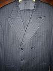 LUBIAM Gray wool suit   44L  Made in Italy