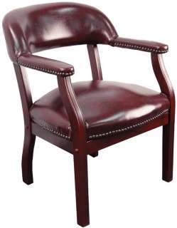 Lot of 20 BURGUNDY VINYL GUEST SIDE OFFICE CHAIRS  