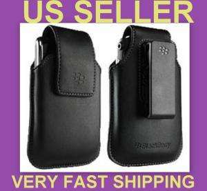   BLACK LEATHER CASE PHONE POUCH SWIVEL HOLSTER for TORCH 9810  