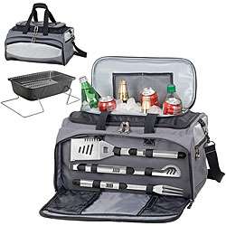 Picnic Time Buccaneer Grill, BBQ Tools and Grill Tote  