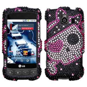 BLING Snap Phone Cover Case 4 LG OPTIMUS V VM670 Pirate  