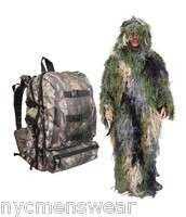 MILITARY BUSHRAG GHILLIE PACK AND SUIT  