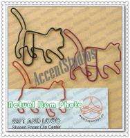 Cute Shaped Paper Clips Fashion Bookmarks Animal Cat  