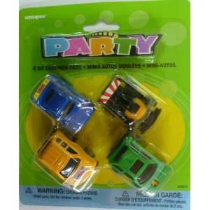    4 Mini Die Cast Cars   Pinata Filler Party Favors Toys & Games