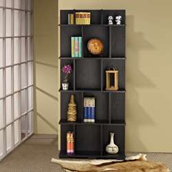 Twain Black Room Divider/ Bookcase  