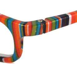 NVU Eyewear Womens Brighton Orange Stripe Reading Glasses   