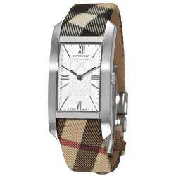 Burberry Womens Signature Checked Strap Watch  