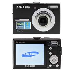 Samsung Digimax L210 10.2MP Black Digital Camera (Refurbished 