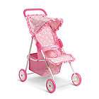   American Girl Bitty Babys Single Light Pink Stroller for Dolls Twins