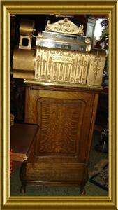  QUALITY* VERY RARE 1916 NATIONAL CASH REGISTER WITH CABINET DRAWERS 