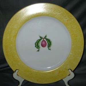 Of A Kind Set Of American Handpainted Fruit Plates  