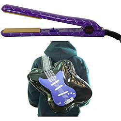   Limited Edition Guitar Purple Hairstyling Flat Iron  