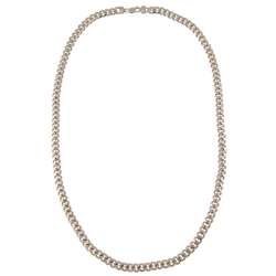   Sterling Silver 30 inch Cuban Link Chain Necklace  