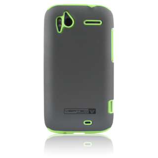 Naztech Vertex 3 Layer Cell Phone Cover Green and Gray