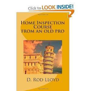  Home Inspection Course  from an Old Pro (9781468136074) D 