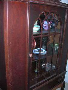 Antique Vintage Curio China Cabinet  